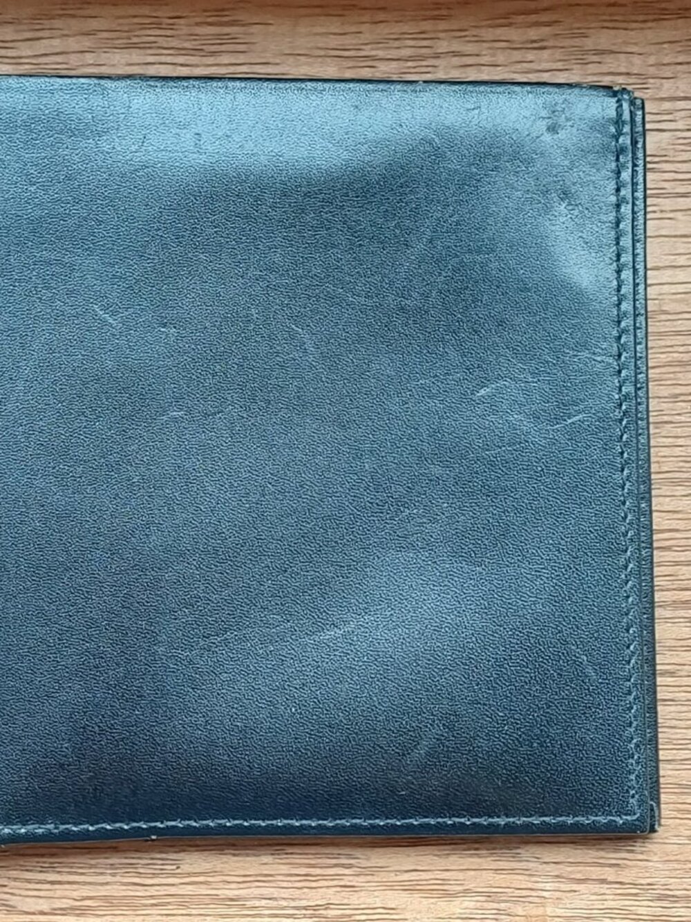 Launer & Co. Made in England Black Luxury Old Money Leather Card Bifold Wallet